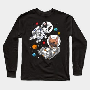 French Bulldog Space Astronaut Long Sleeve T-Shirt